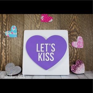 Lasercut Conversation Heart Wall Art
